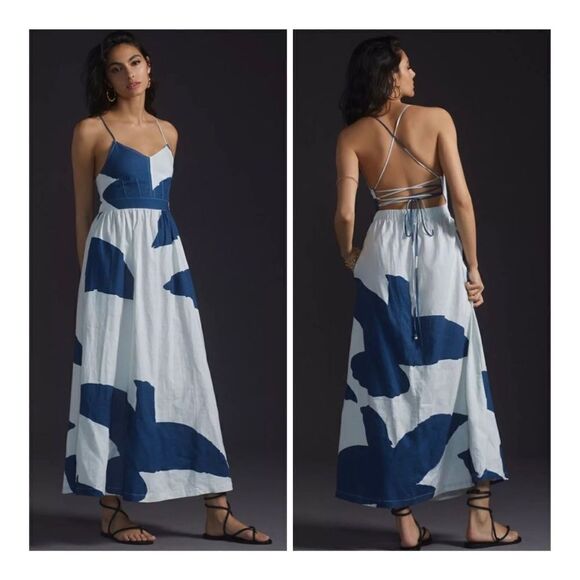 New Anthropologie The Odells V-Neck Midi Dress
Size S new with out tag - Picture 1 of 9